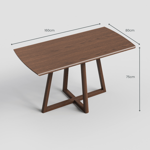 Arezzo Blade Dining Table 1.6M - Proferlo Furniture AustraliaT8001 - M - 1608 - V06KWAProferlo Furniture AustraliaDining Table