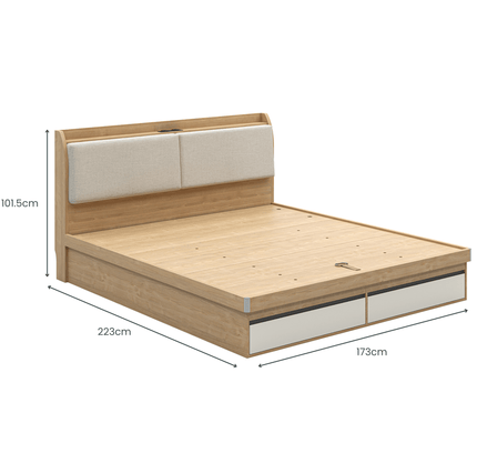 Turin Storage Bed Frame - Olympic Queen Bedroom Bundle - Proferlo Furniture AustraliaB1090-167-3-M2813-167-1Proferlo Furniture AustraliaBedroom Bundle