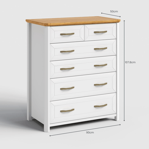 Stoven 6 Drawer Tallboy - Proferlo Furniture AustraliaG5046 - 6 - V33/V24Proferlo Furniture AustraliaTallboy