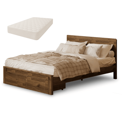 Corsi Storage Bed + Mattress Set (Olympic Queen)