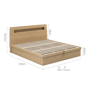 Doria Storage Bed Frame - Proferlo Furniture AustraliaB1004 - 153 - M88 - 0103,B1004 - 153 - M88 - 0203,B1004 - 153 - M88 - 0303Proferlo Furniture AustraliaBedframe