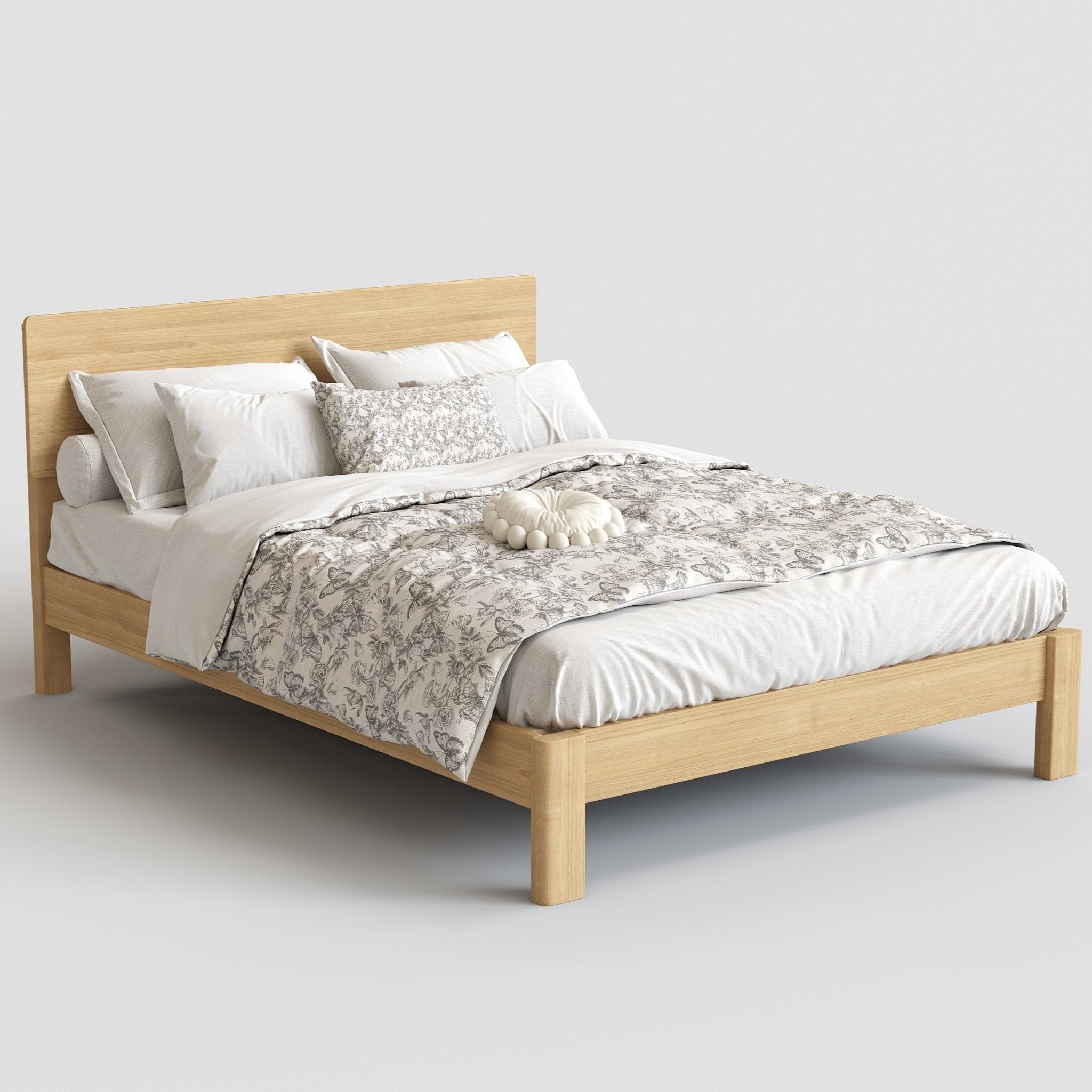 Modena Bed Frame, Oak - additional view 10