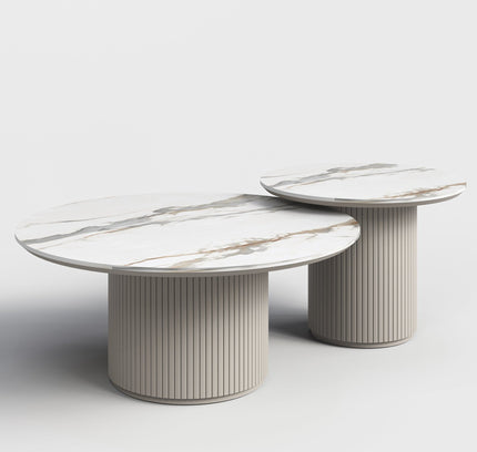 Bruil Coffee Table - Proferlo Furniture AustraliaE6060 - 80 - White/Grey - 2Proferlo Furniture AustraliaCoffee Table