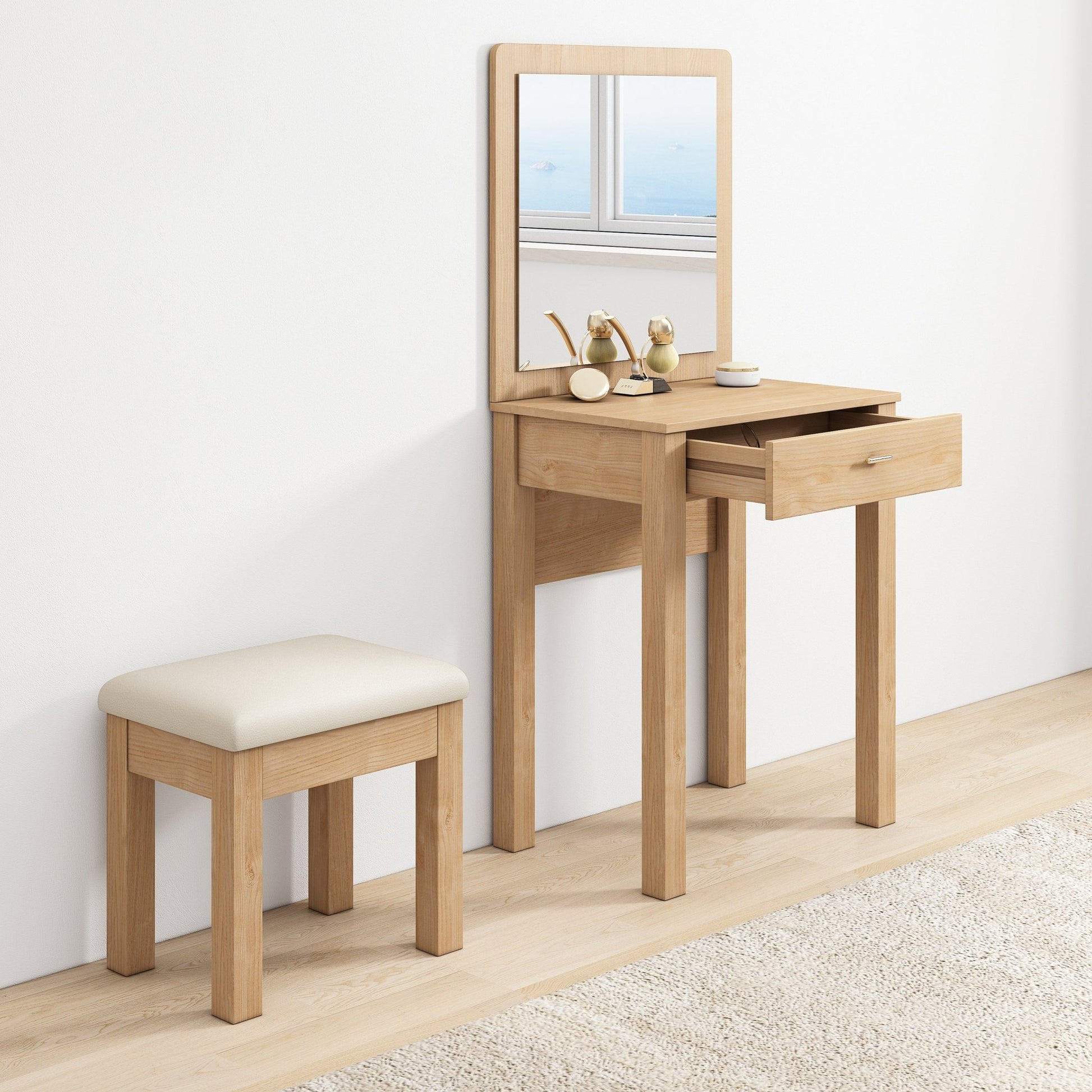 Trani Dresser with Stool - Proferlo Furniture AustraliaG5449 - 0613 - M88 - 2 - C3117Proferlo Furniture AustraliaDresser