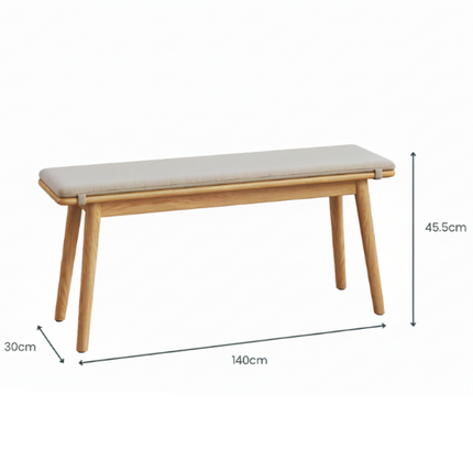 Legnano Dining Bench, 1.4M