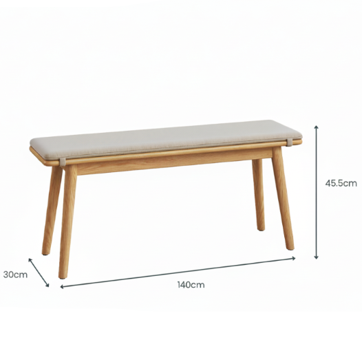 Legnano Dining Bench, 1.4M