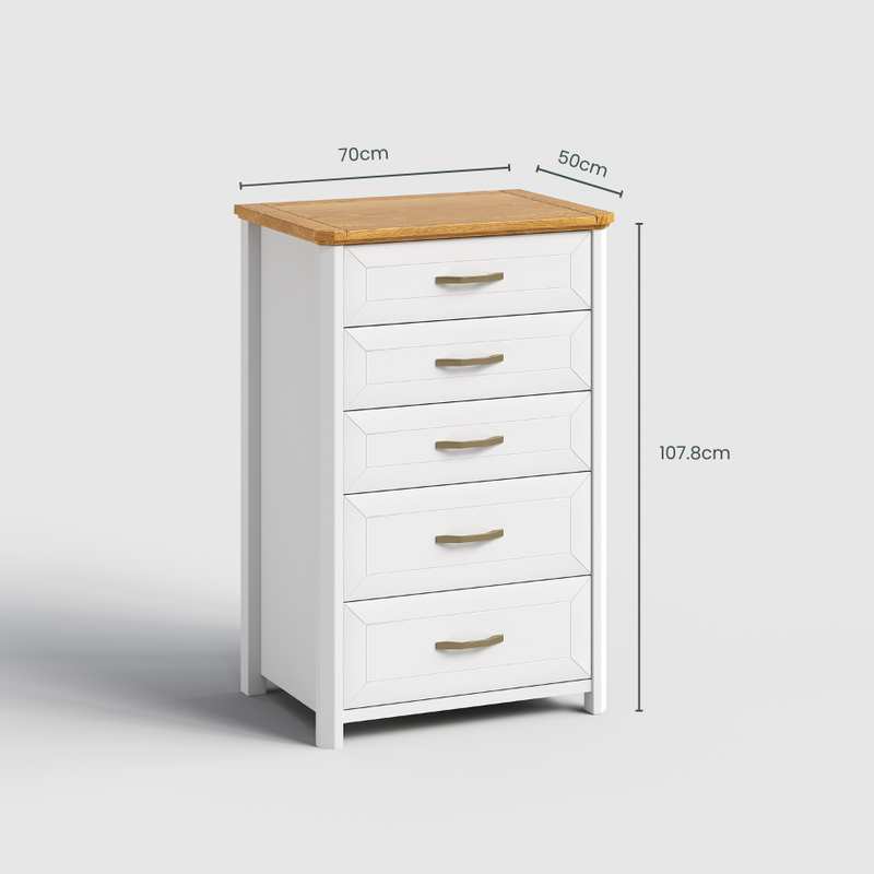 Stoven 5 Drawer Tallboy