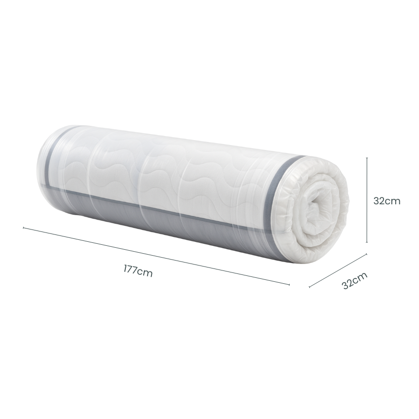 Arezzo Solid Wood Bed + Mattress Set (Olympic Queen)