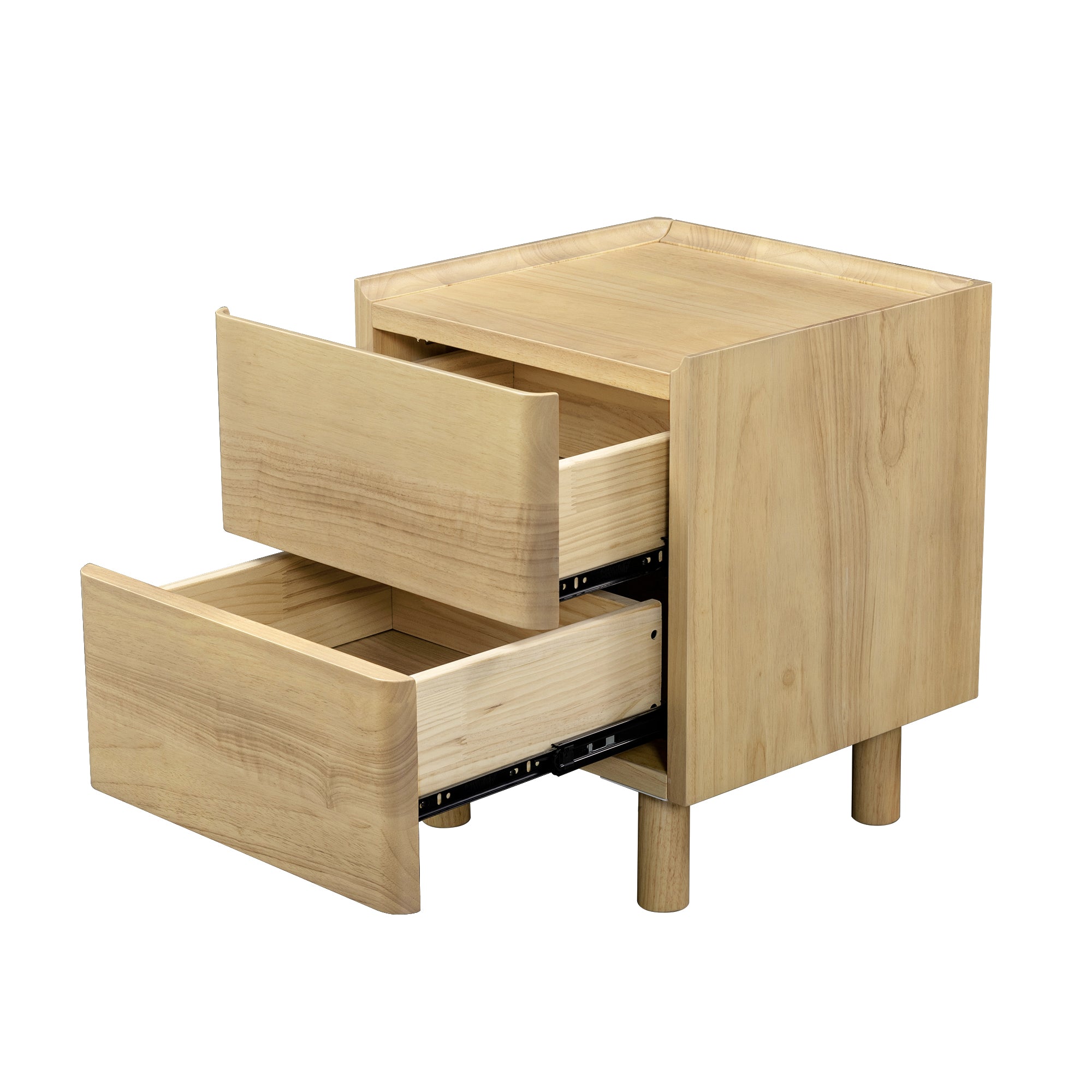 Aria Solid Wood Bedside Table