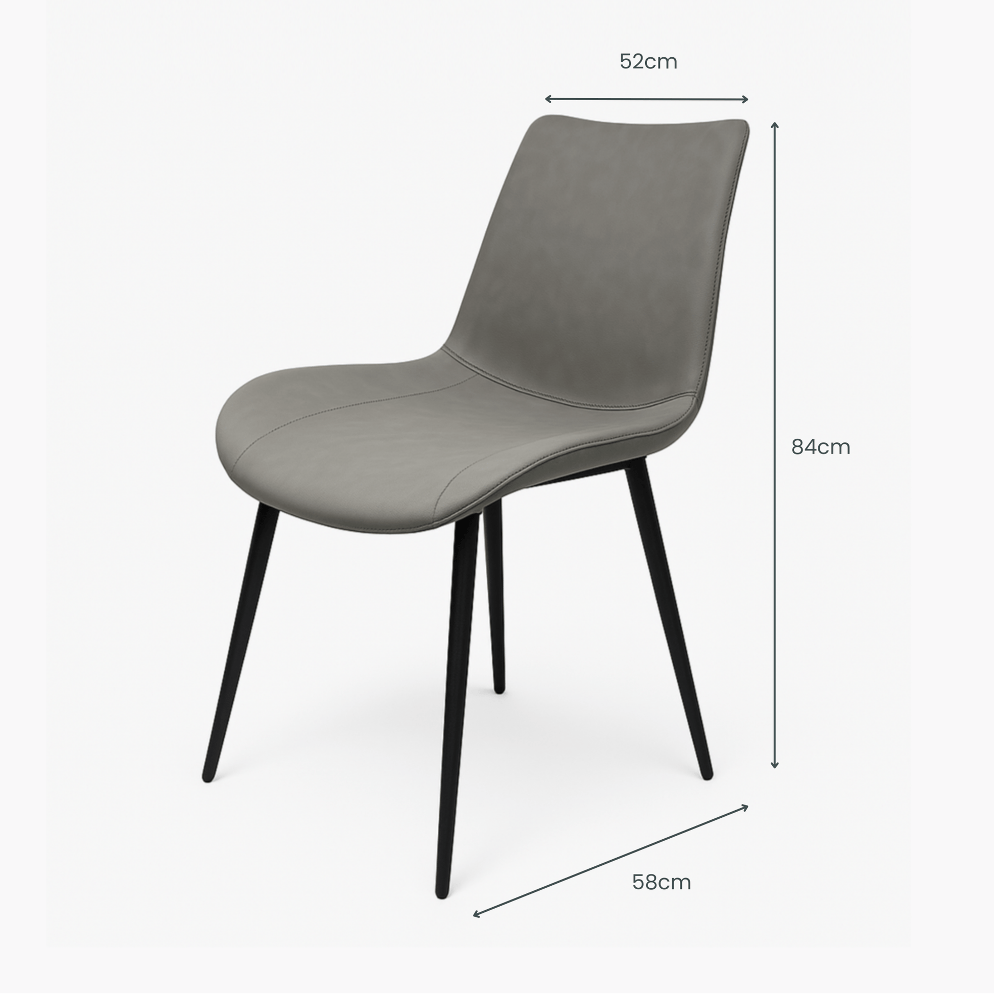 Bubbio Dining Chair - Set of 4 - Proferlo Furniture AustraliaC3029A - Orange(Brown) - 1Proferlo Furniture AustraliaDining Chair