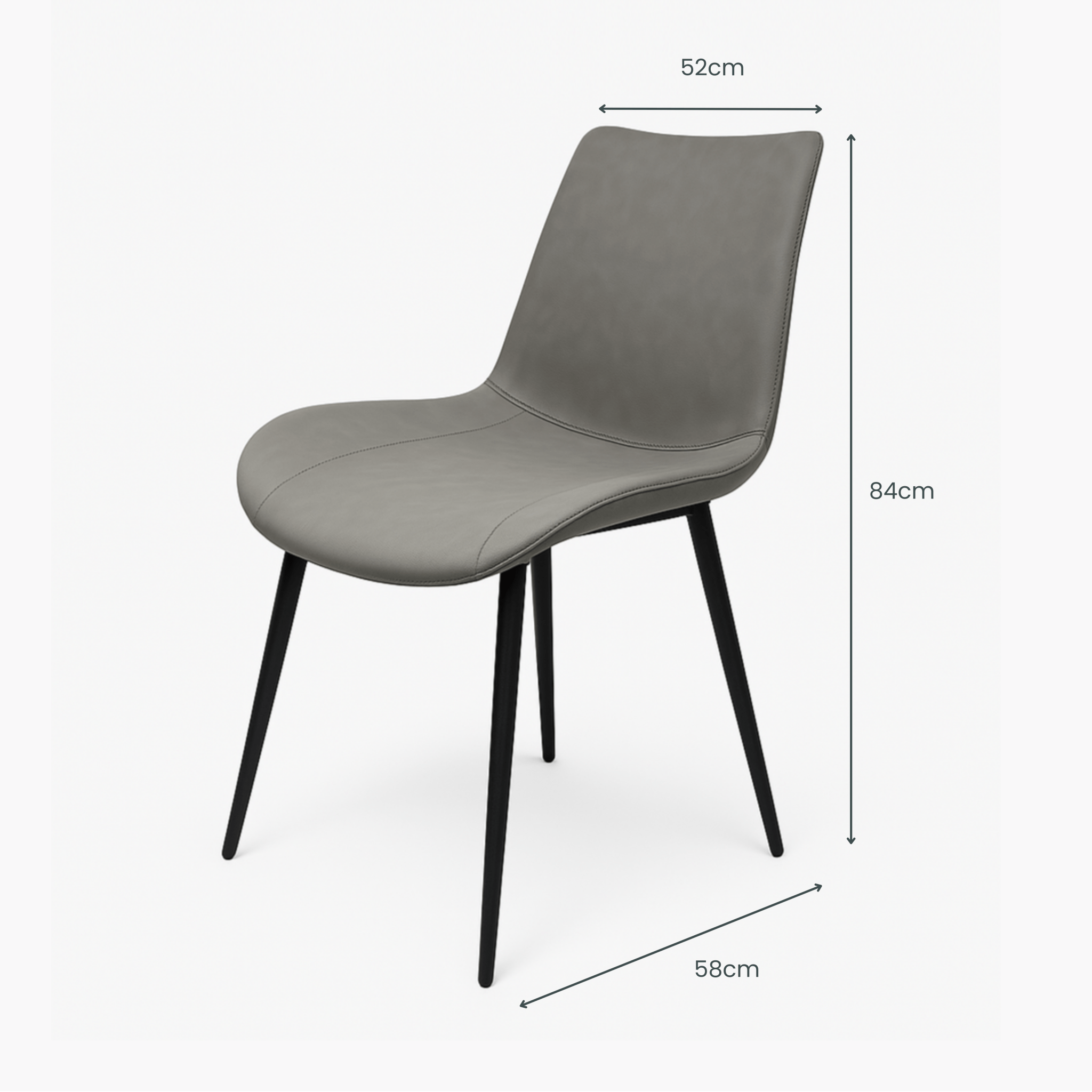 Bubbio Dining Chair - Set of 4 - Proferlo Furniture AustraliaC3029A - Orange(Brown) - 1Proferlo Furniture AustraliaDining Chair