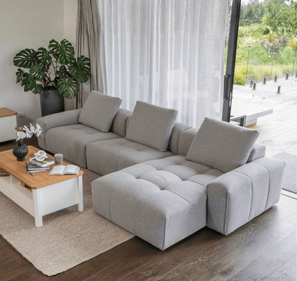 Bosa Lux Sofa with Adjustable Chaise - Proferlo Furniture AustraliaS9018 - 8108 - 18 - GRW - 3Proferlo Furniture AustraliaSofa