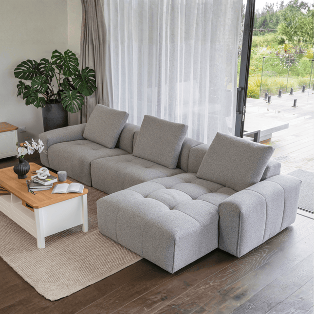 Bosa Lux Sofa with Adjustable Chaise - Proferlo Furniture AustraliaS9018 - 8108 - 18 - GRW - 3Proferlo Furniture AustraliaSofa