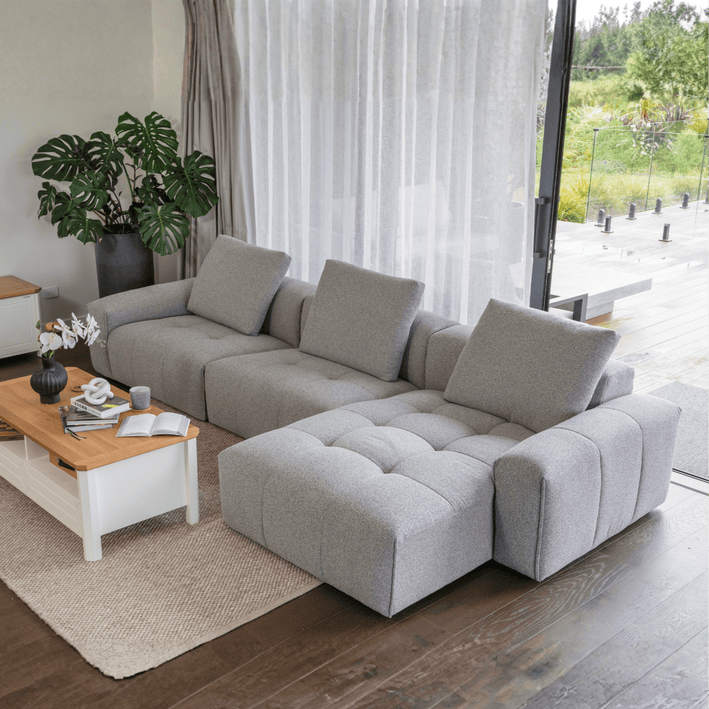Bosa Lux Sofa with Adjustable Chaise - Proferlo Furniture AustraliaS9018 - 8108 - 18 - GRW - 3Proferlo Furniture AustraliaSofa