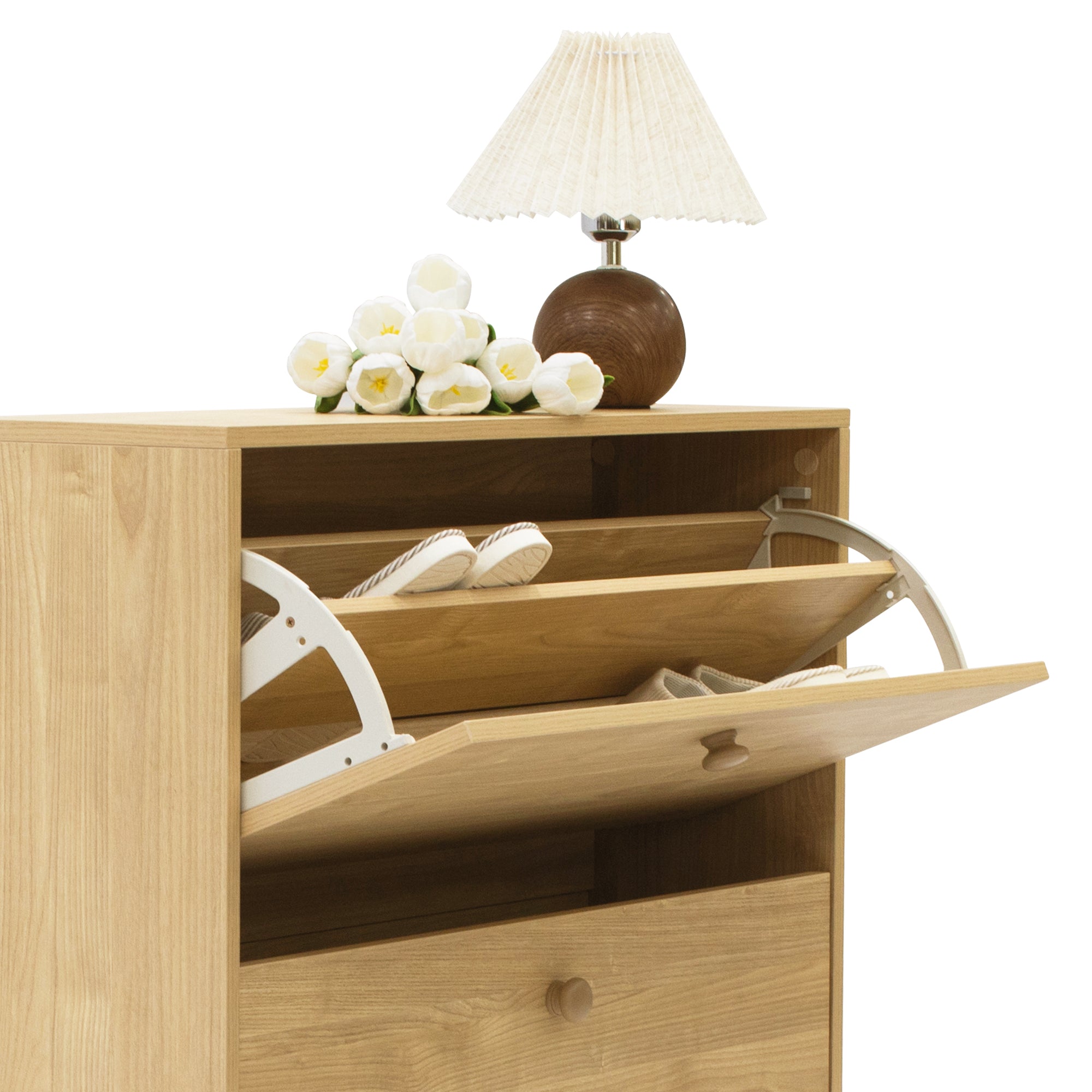 Sisco 3 Drawer Shoe Cabinet