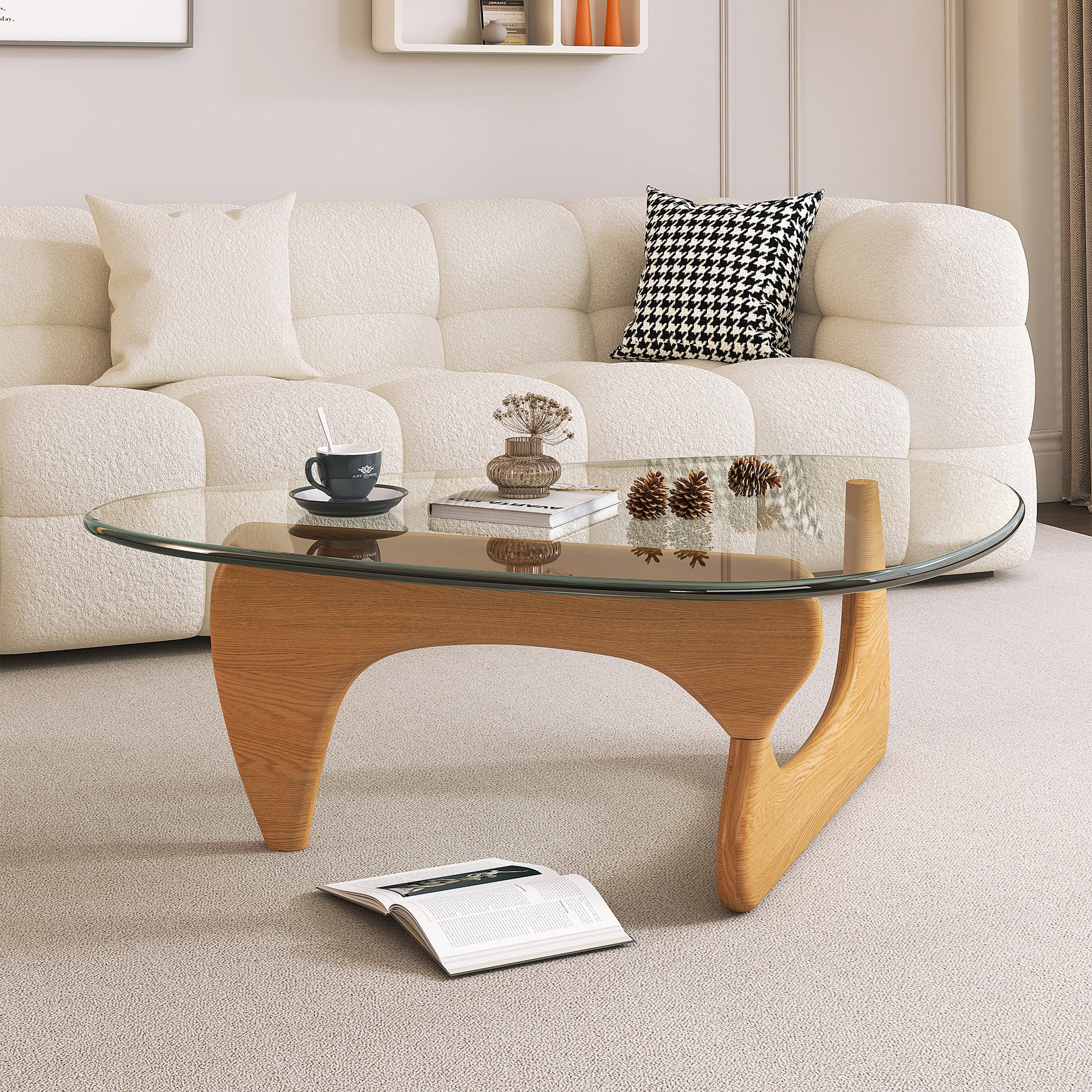 Noguchi Style Coffee Table 1.2M - Proferlo Furniture AustraliaE6056 - 1204 - WOOD - 0102,E6056 - 1204 - WOOD - 0202Proferlo Furniture AustraliaCoffee Table