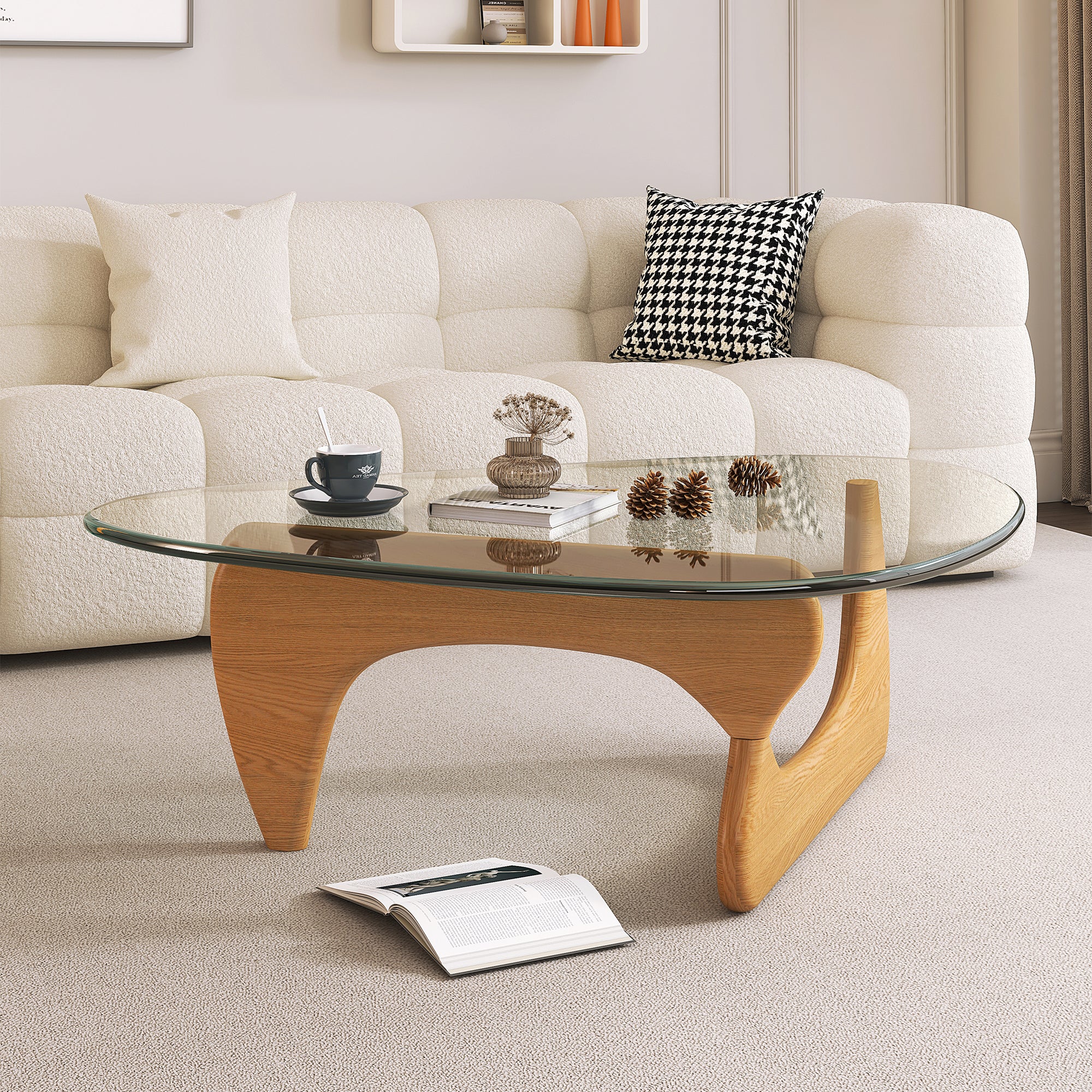 Noguchi Style Coffee Table 1.2M - Proferlo Furniture AustraliaE6056 - 1204 - WOOD - 0102,E6056 - 1204 - WOOD - 0202Proferlo Furniture AustraliaCoffee Table