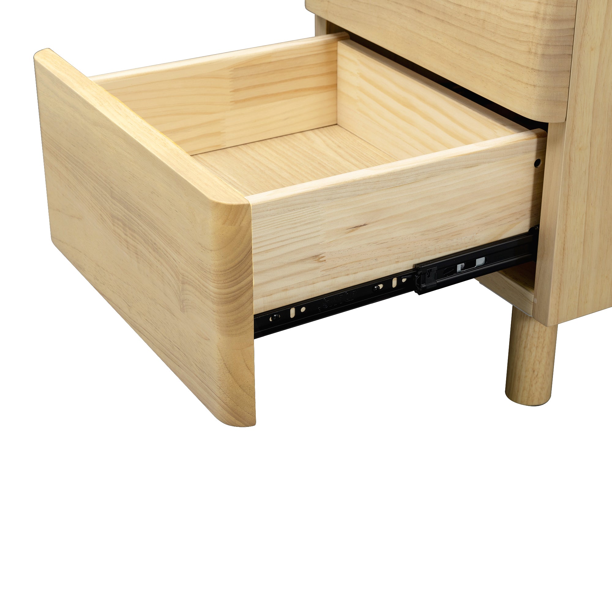 Aria Solid Wood Bedside Table