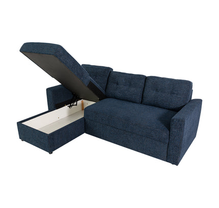 Nola 3 Seater Sofa Bed w/ Storage Chaise