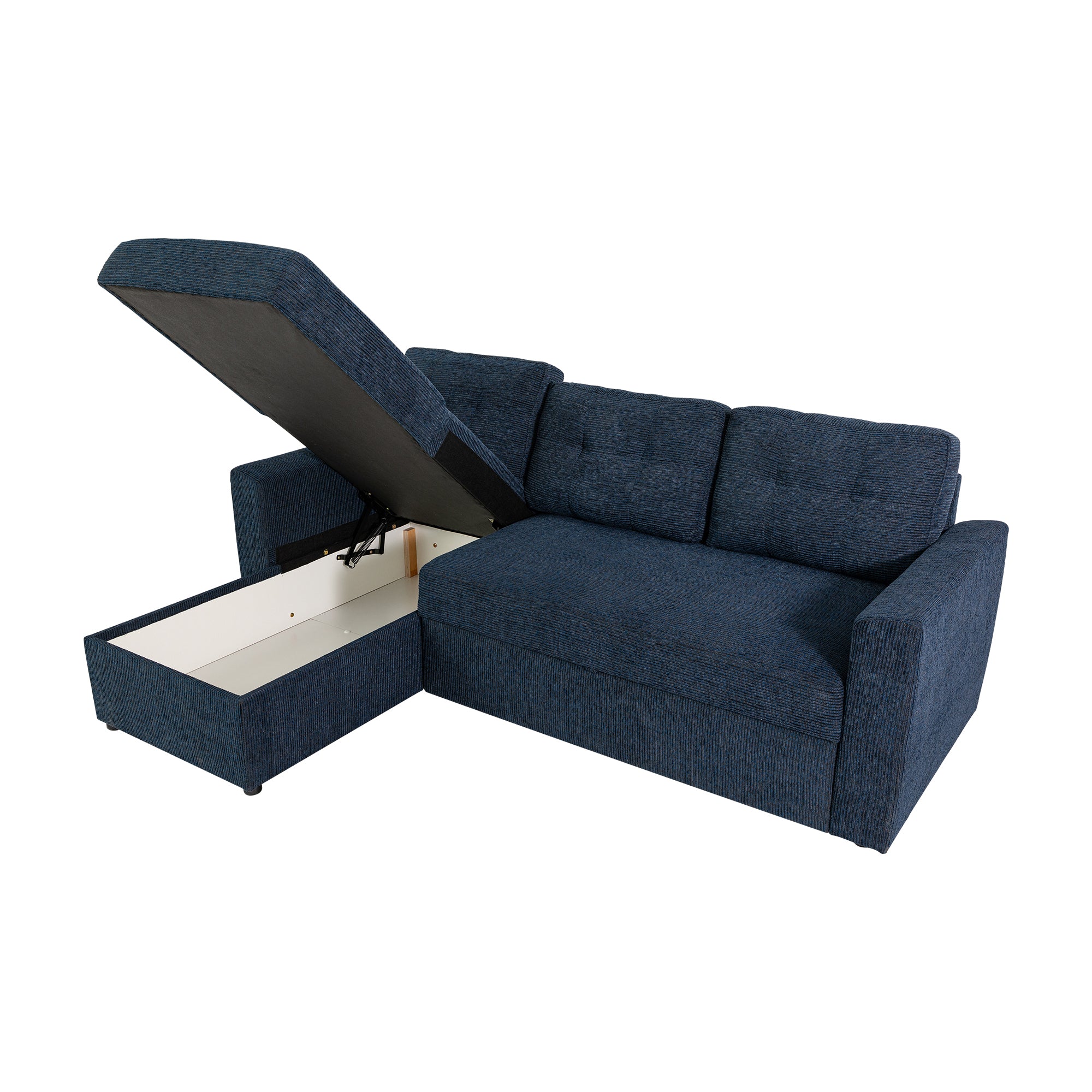 Nola 3 Seater Sofa Bed w/ Storage Chaise