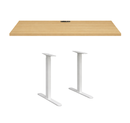 Asti Electric Standing Desk + Charging Ports - 1.6M