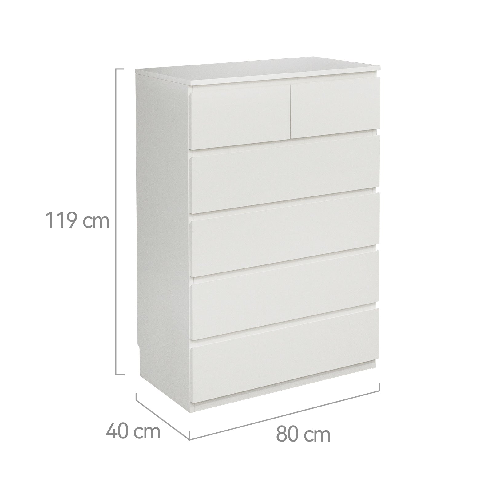 Sotta 6 Drawer Tallboy