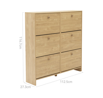 Sisco 6 drawer Shoe Cabinet