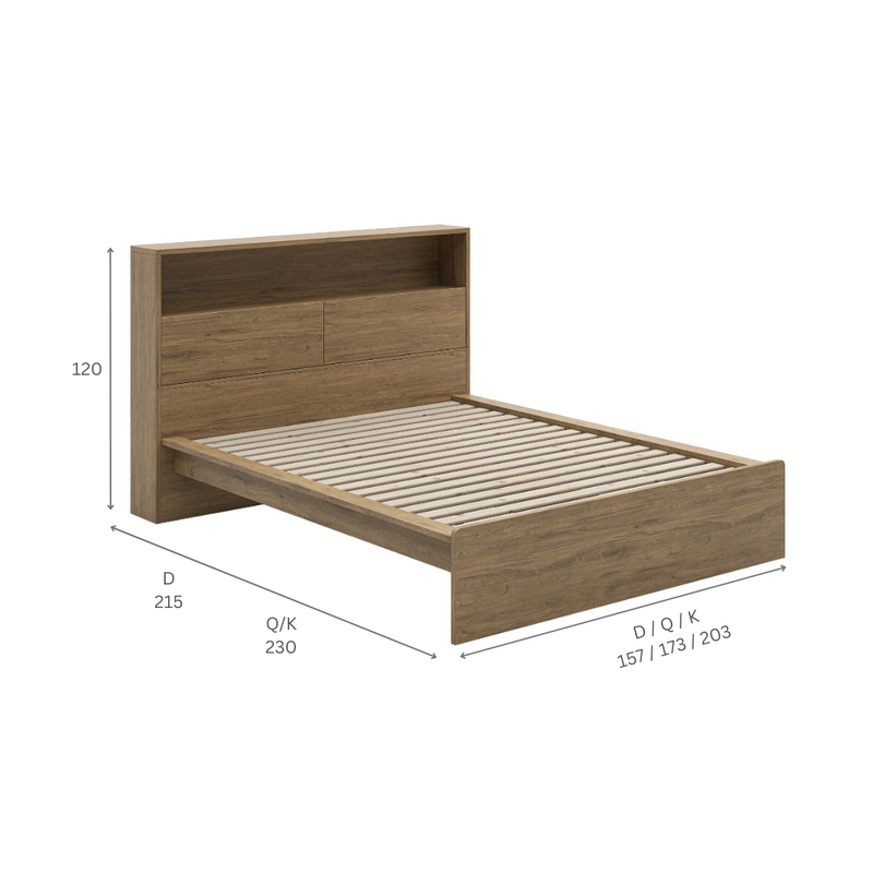 Platsa Storage Bed Frame + 2 Under Drawers - Bundle