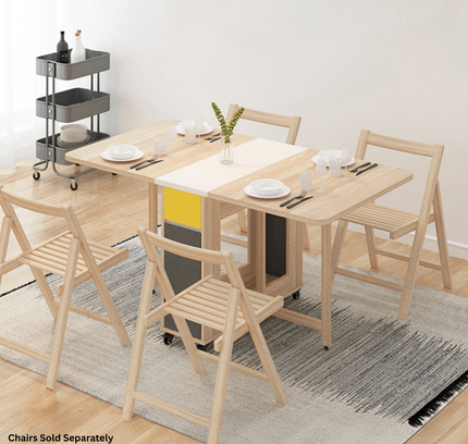 Lecce Foldable Dining Table 1.4M
