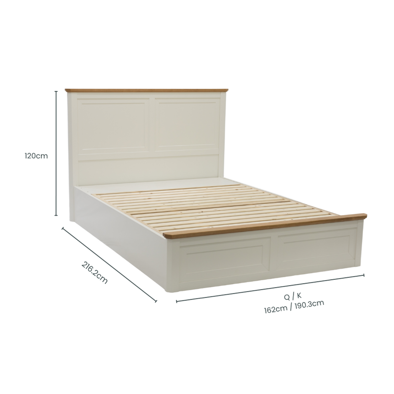 Stoven Gas-Lift Storage Bed Frame