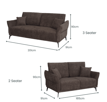 Sora Sofa - Proferlo Furniture AustraliaS9002 - 2 - DARKBROWN - 1Proferlo Furniture AustraliaSofa
