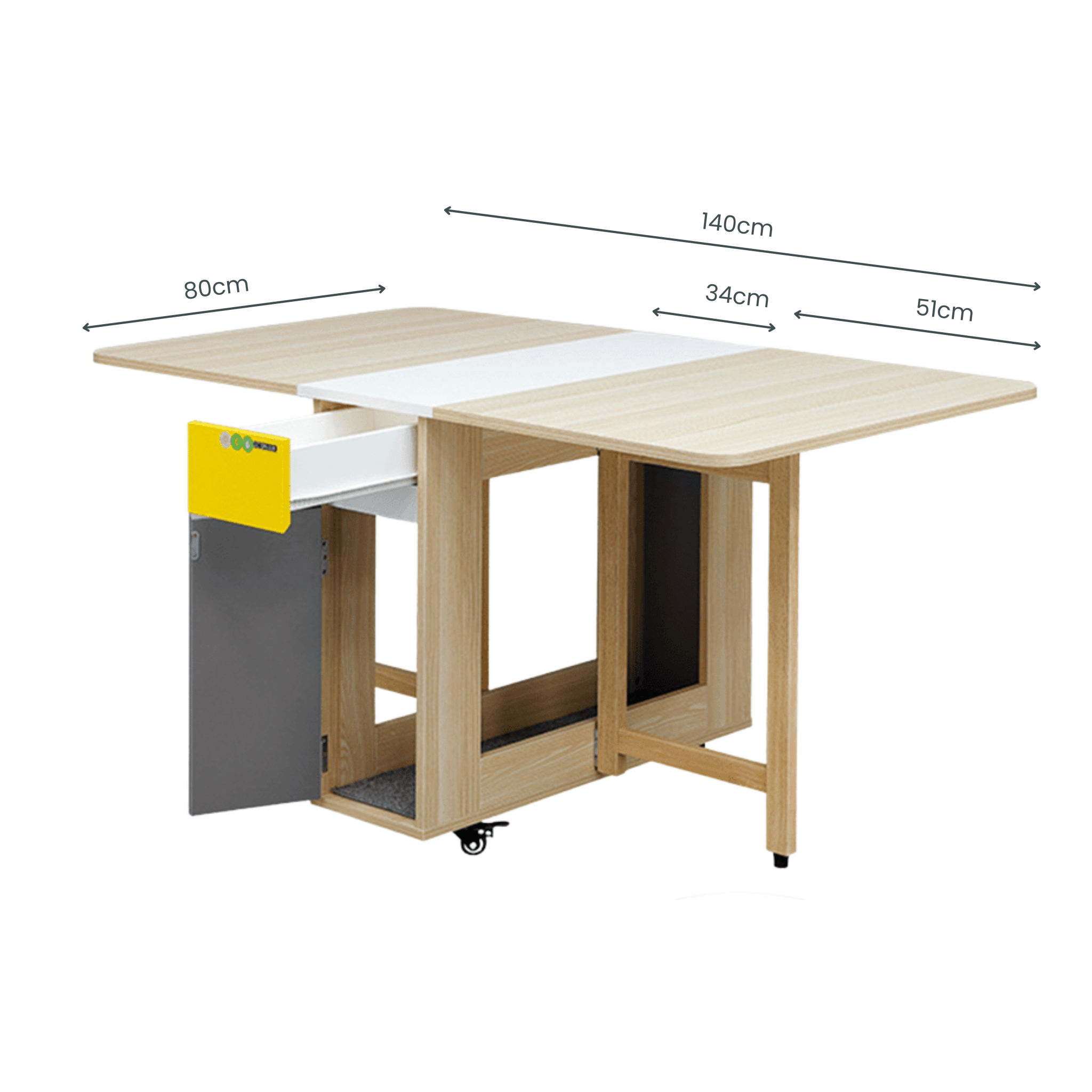 Lecce Foldable Dining Table 1.4M - Proferlo Furniture AustraliaT8086 - M - 1408 - M52/M14/M11Proferlo Furniture AustraliaDining table