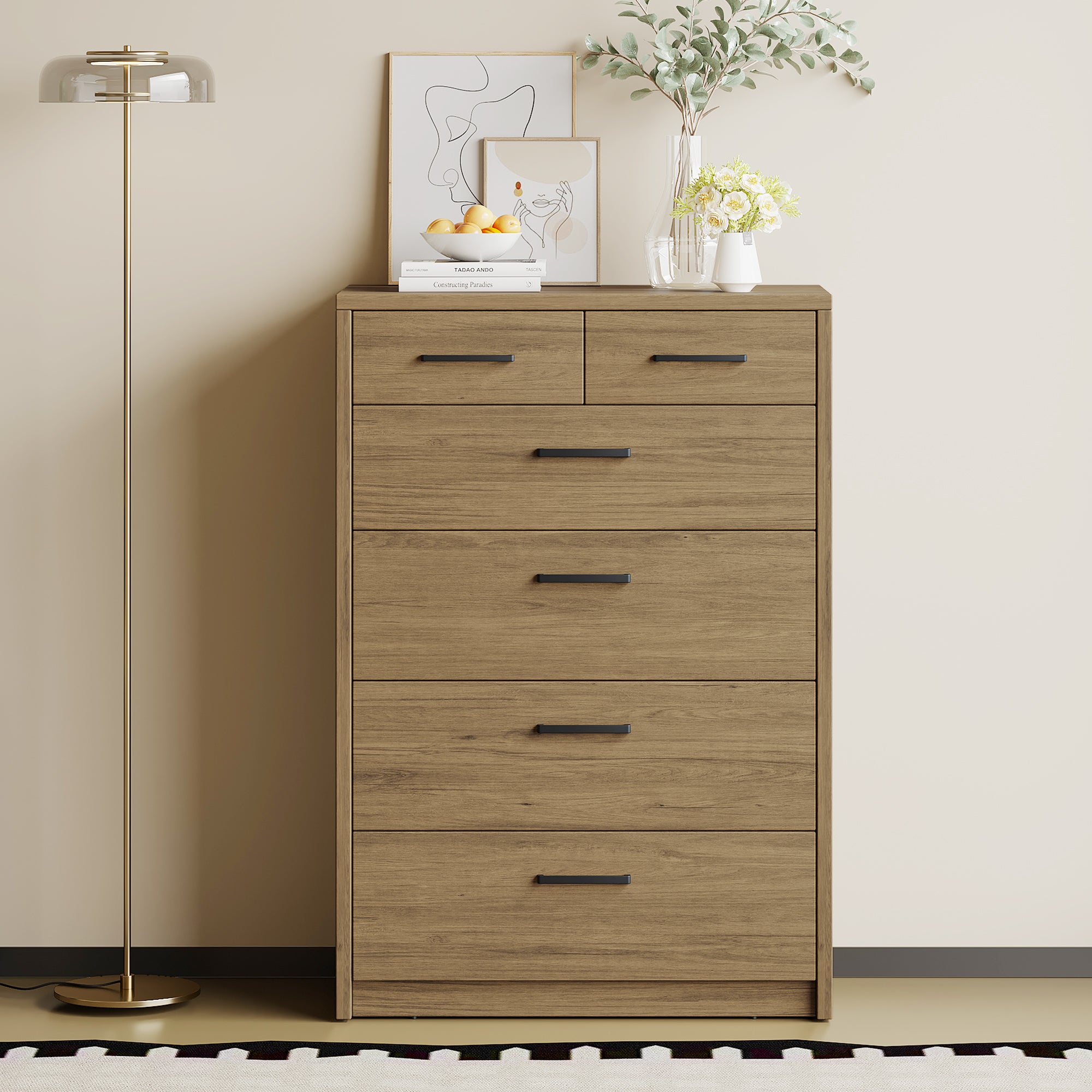 Platsa 6 Drawer Tallboy - Proferlo Furniture AustraliaG5012 - 6 - M05SOA - 2Proferlo Furniture AustraliaTallboy