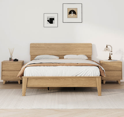 Arezzo Solid Wood Bed Frame - Wood