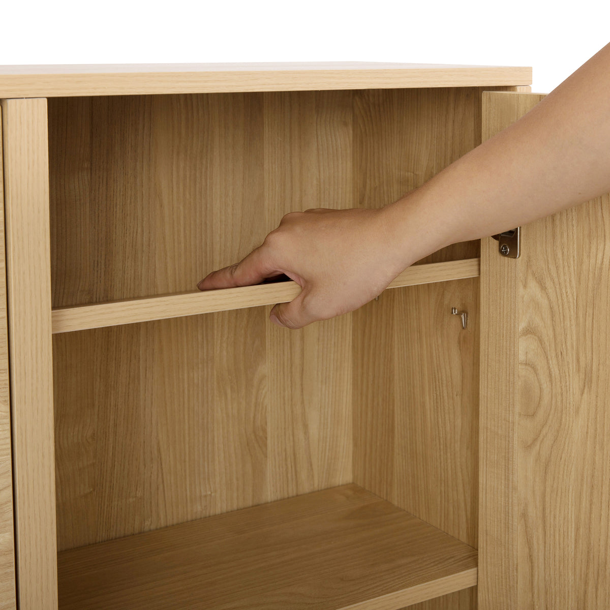 Sisco Shoe Cabinet w/door – engineered wood, gallery view 4
