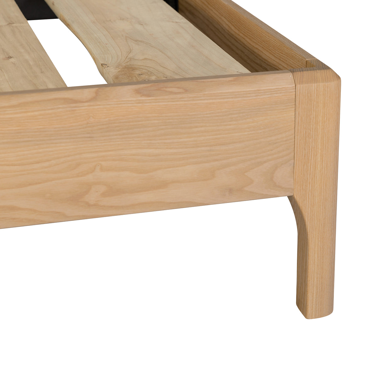 Aria Solid Wood Bed Base – bedframe, gallery view 7