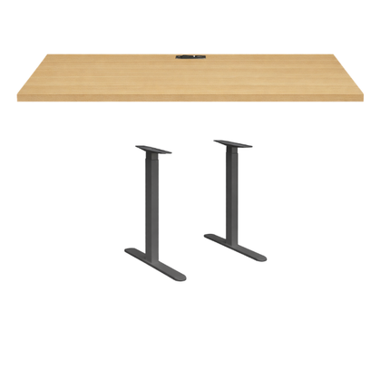 Asti Electric Standing Desk + Charging Ports - 1.6M