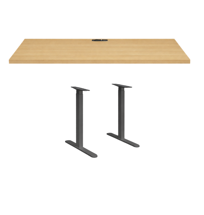 Asti Electric Standing Desk + Charging Ports - 1.6M