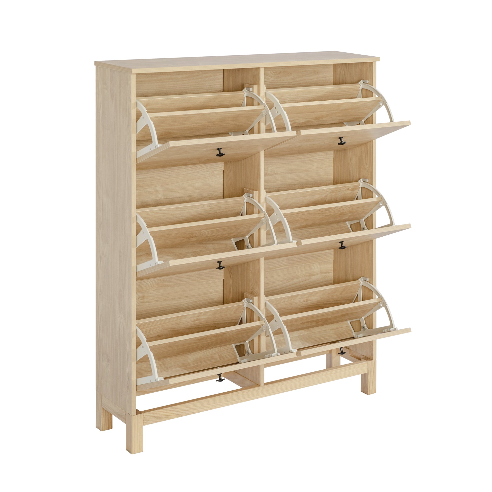 Modica 6 Drawer Shoe Cabinet – engineered wood, gallery view 2