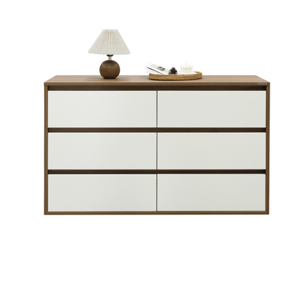 Polia 6 Drawer Chest + Extension Table