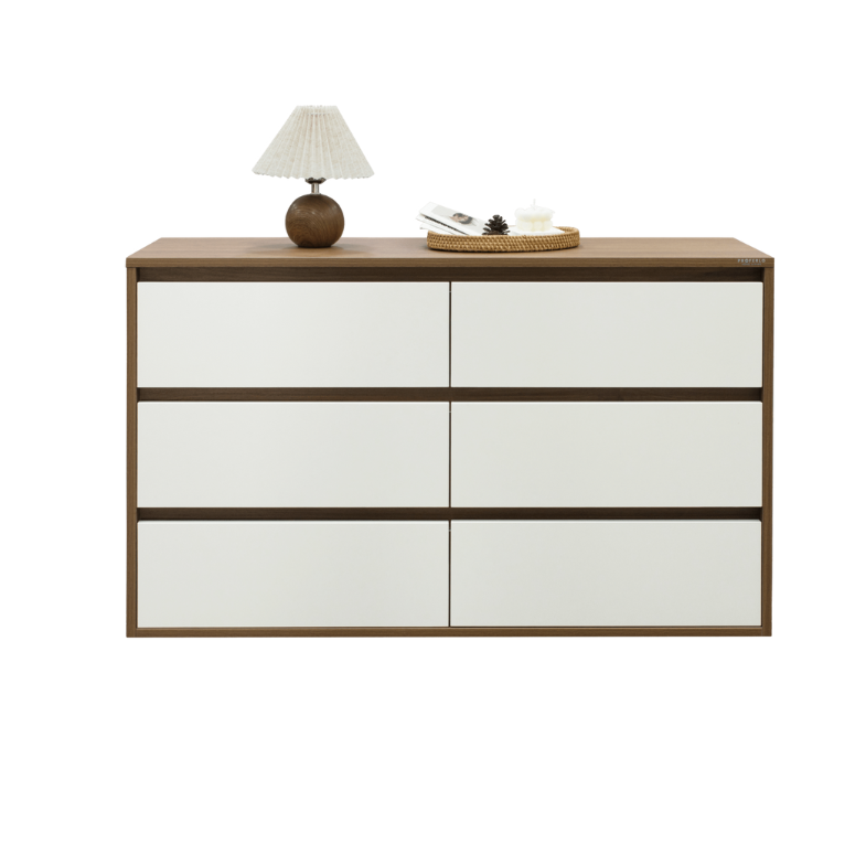 Polia 6 Drawer Chest + Extension Table