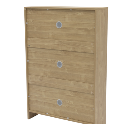 Sisco 3 Drawer Shoe Cabinet