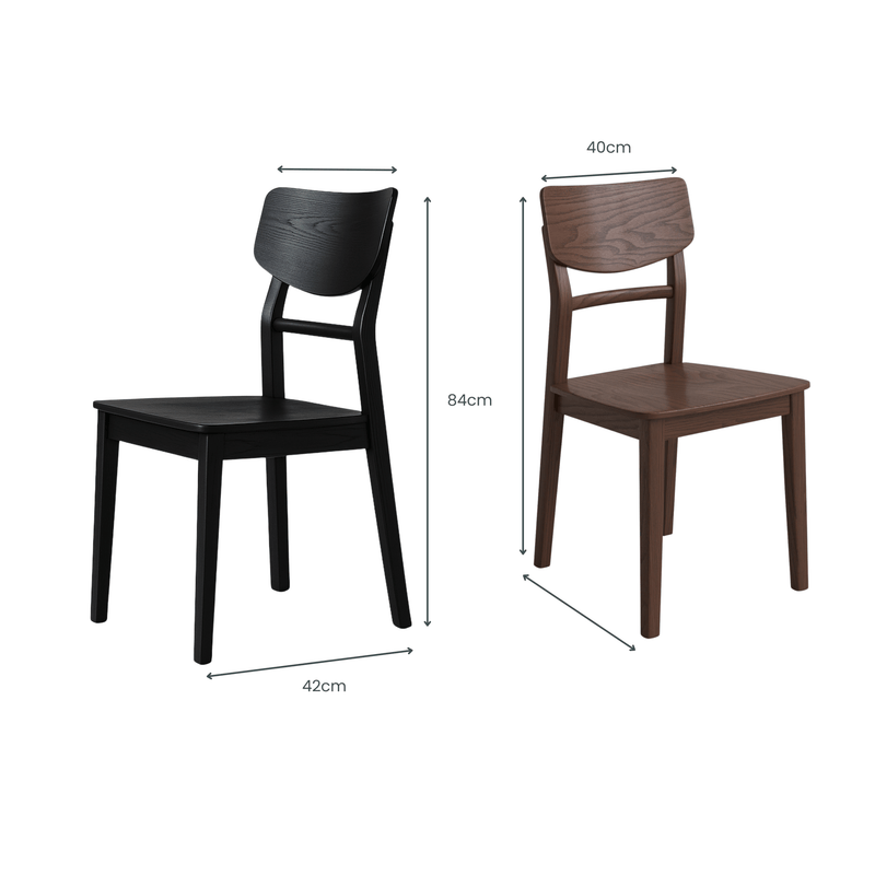 Arezzo Solid Wood Dining Chair - Set of 2
