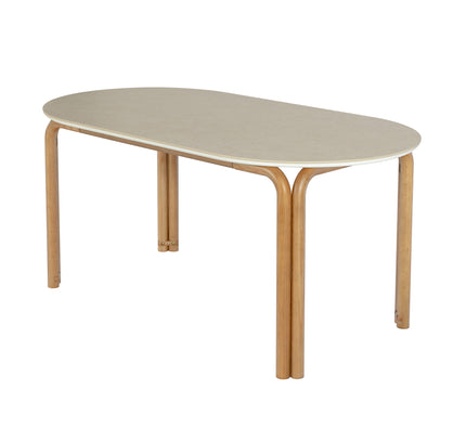 Cento Solid Wood Ceramic Dining Table - 1.8M