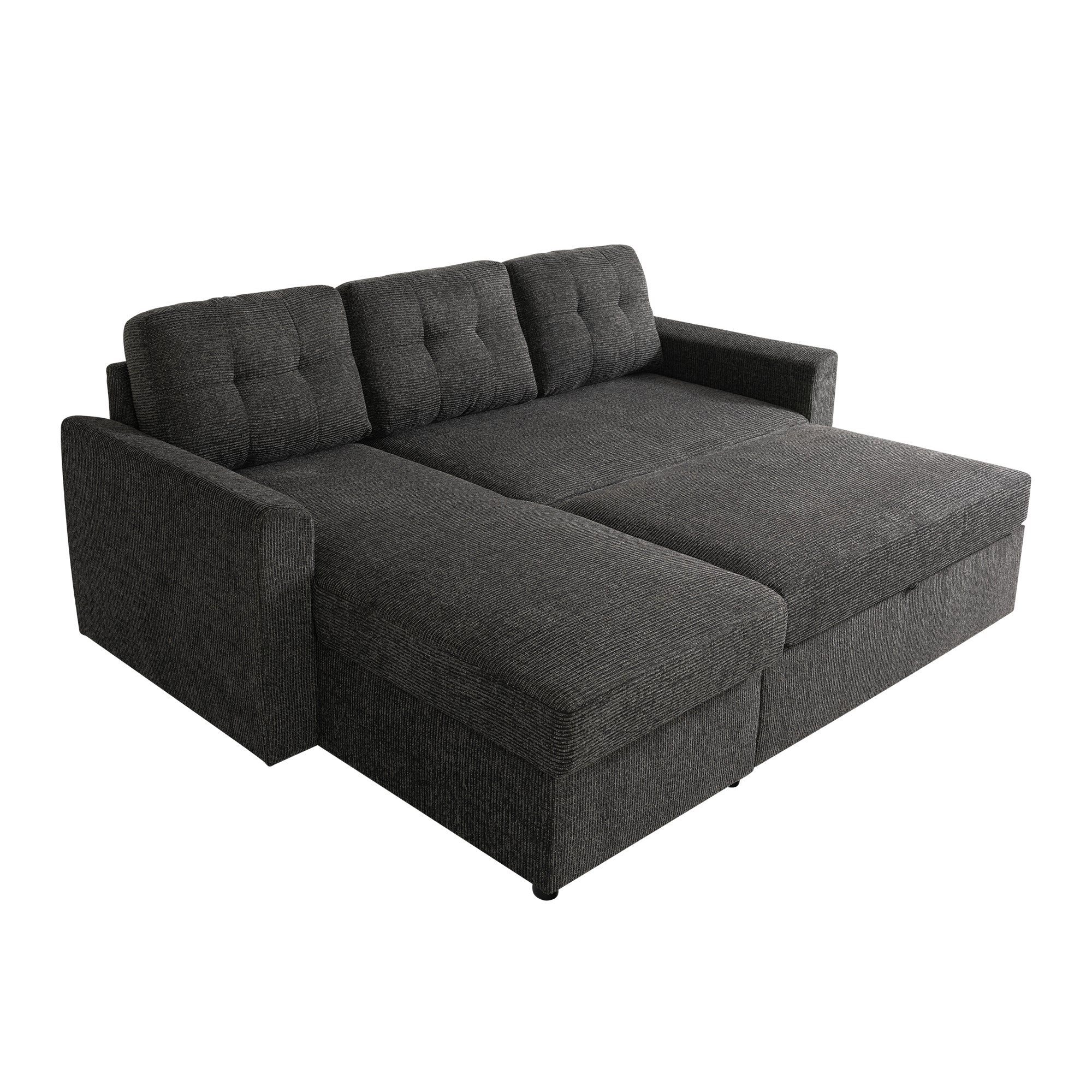 Nola 3 Seater Sofa Bed w/ Storage Chaise