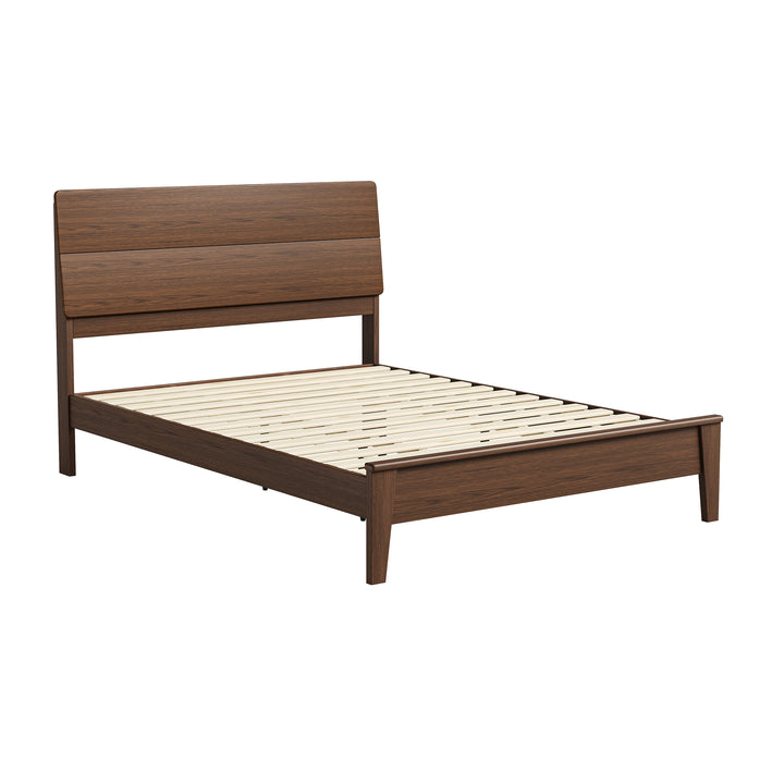 Arezzo Solid Wood Bed Frame - Claro Walnut - Proferlo Furniture AustraliaB1022A - 153Proferlo Furniture AustraliaBedframe