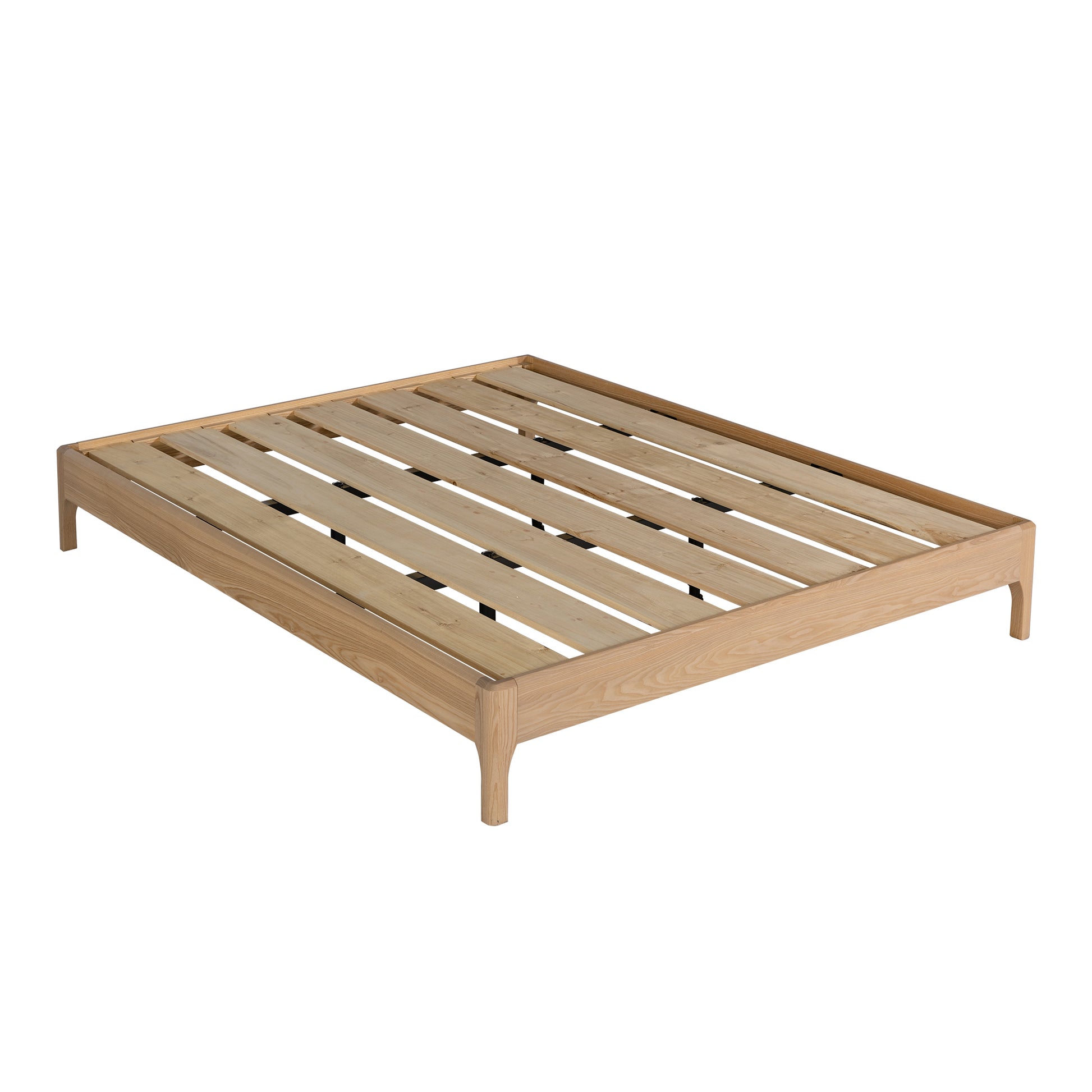 Aria Solid Wood Bed Base – bedframe, gallery view 4