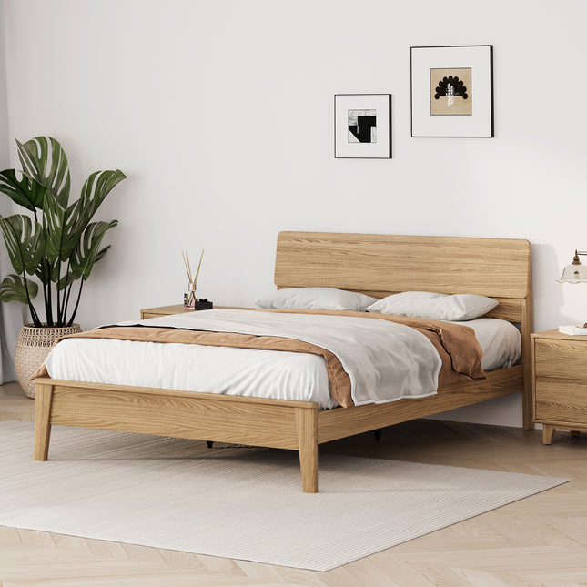 Arezzo Solid Wood Bed Frame - Wood