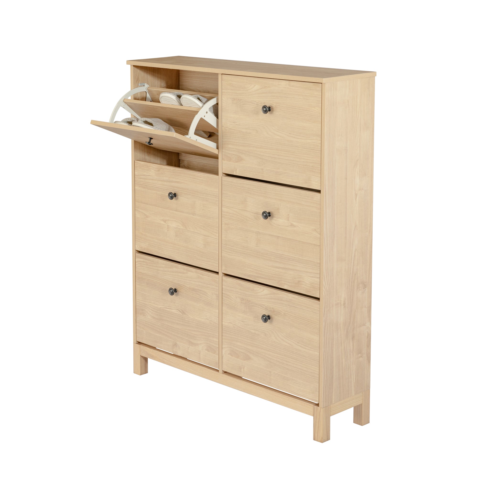 Modica 6 Drawer Shoe Cabinet – engineered wood, gallery view 9