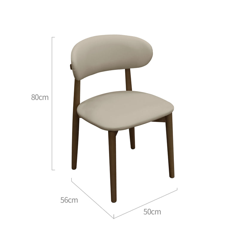 Cento Solid Wood Dining Chairs - Set of 2